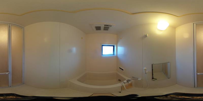 パノラマ画像バスルーム