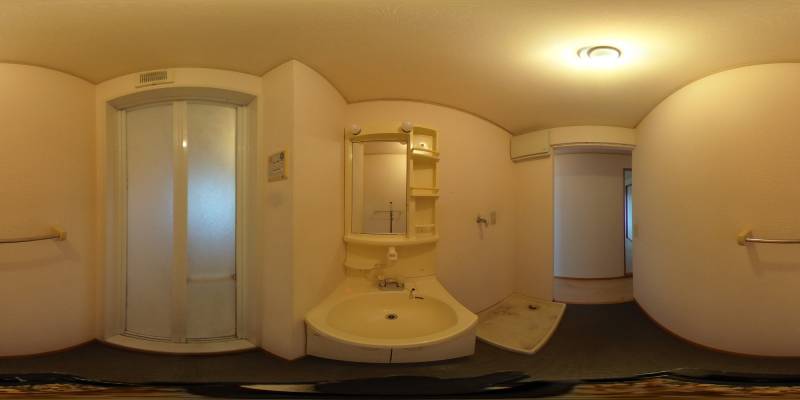 パノラマ画像洗面所