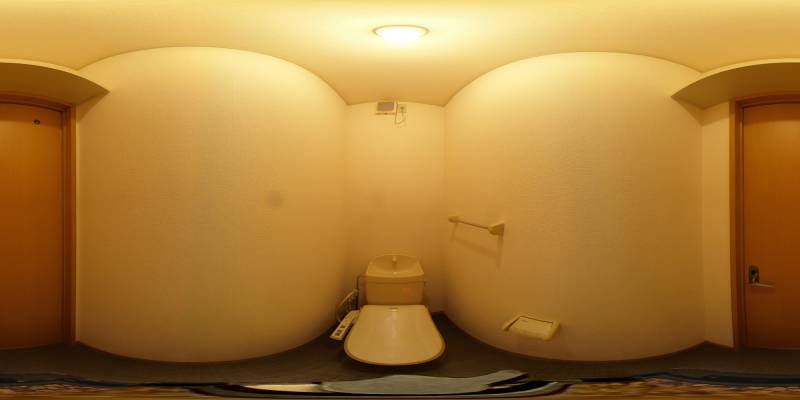 パノラマ画像トイレ