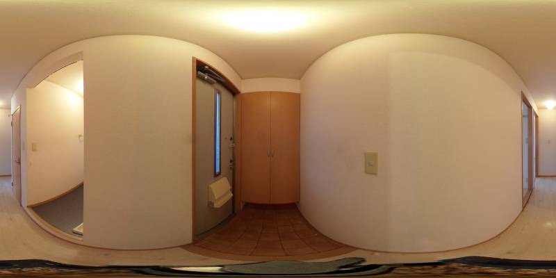 パノラマ画像玄関