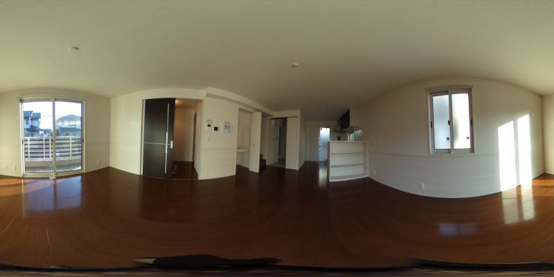 パノラマ画像リビング