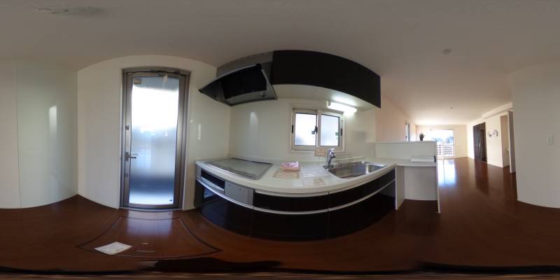 パノラマ画像キッチン