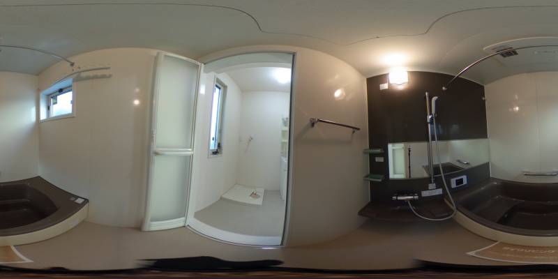 パノラマ画像バスルーム