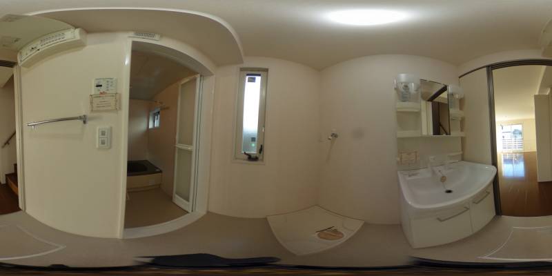 パノラマ画像洗面所