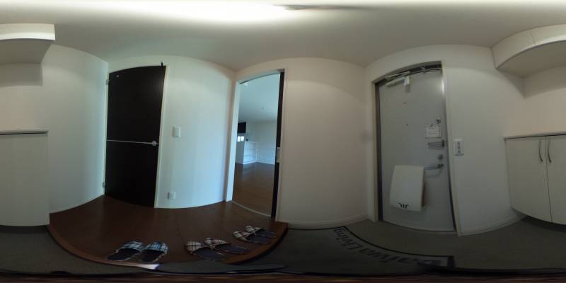 パノラマ画像玄関