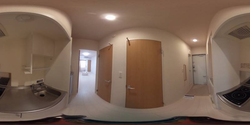 パノラマ画像キッチン