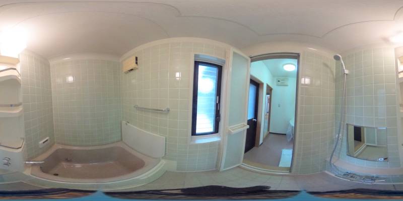 パノラマ画像バスルーム