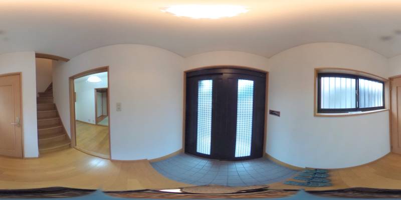 パノラマ画像玄関