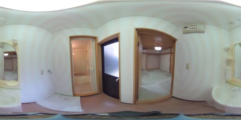 パノラマ画像洗面所