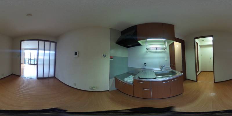 パノラマ画像キッチン