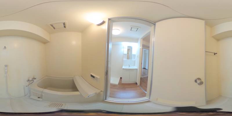 パノラマ画像バスルーム