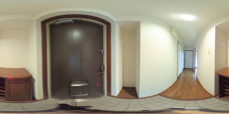 パノラマ画像玄関