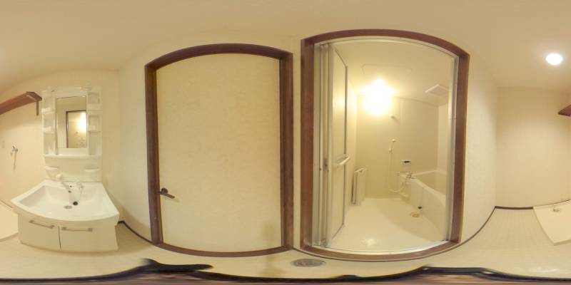 パノラマ画像バスルーム