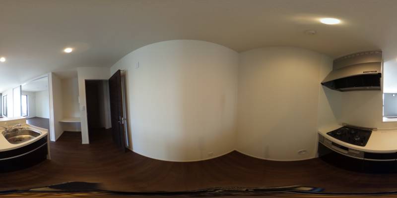 パノラマ画像キッチン