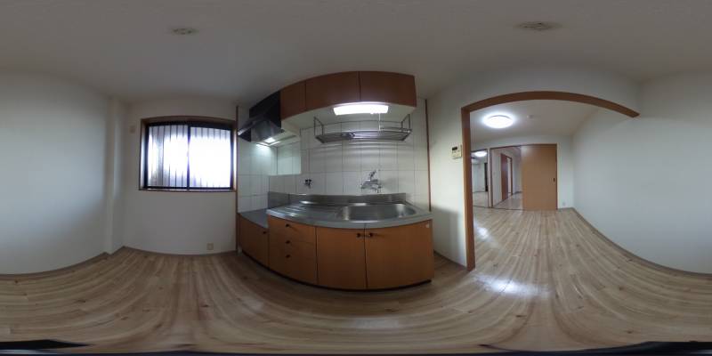 パノラマ画像キッチン