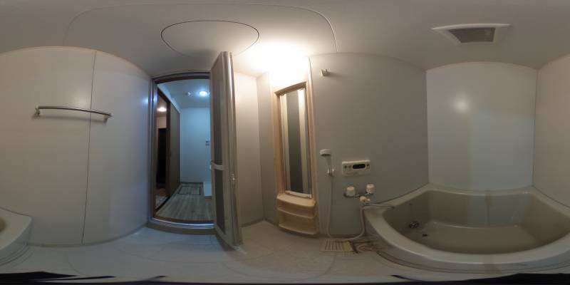 パノラマ画像バスルーム