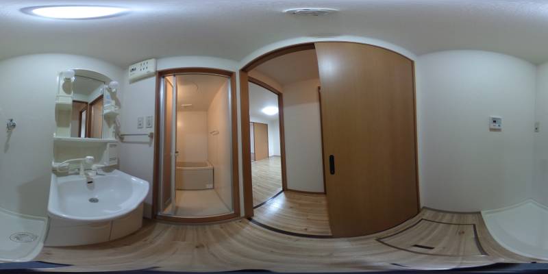 パノラマ画像洗面所