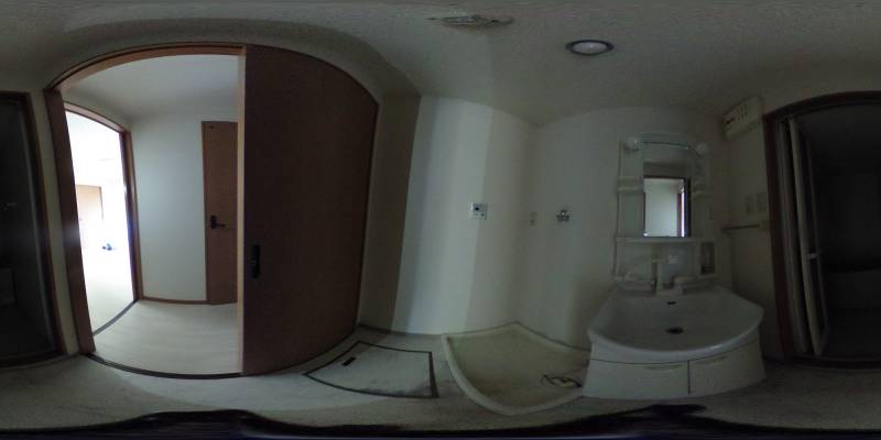 パノラマ画像洗面所