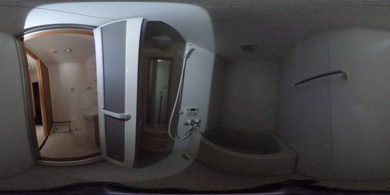 パノラマ画像バスルーム