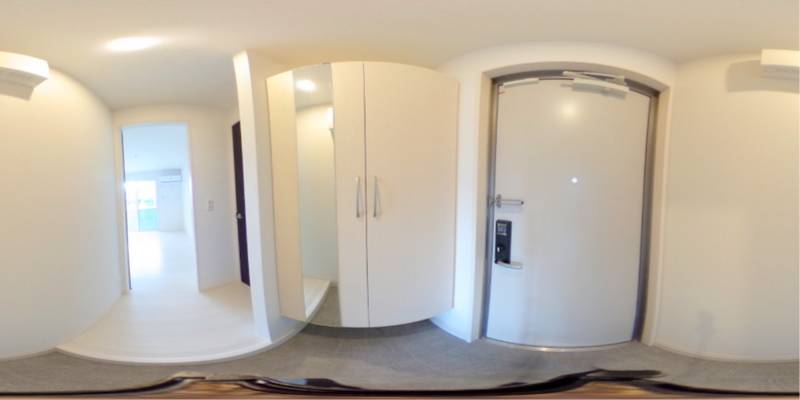 パノラマ画像玄関