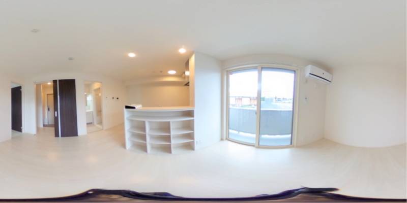 パノラマ画像リビング