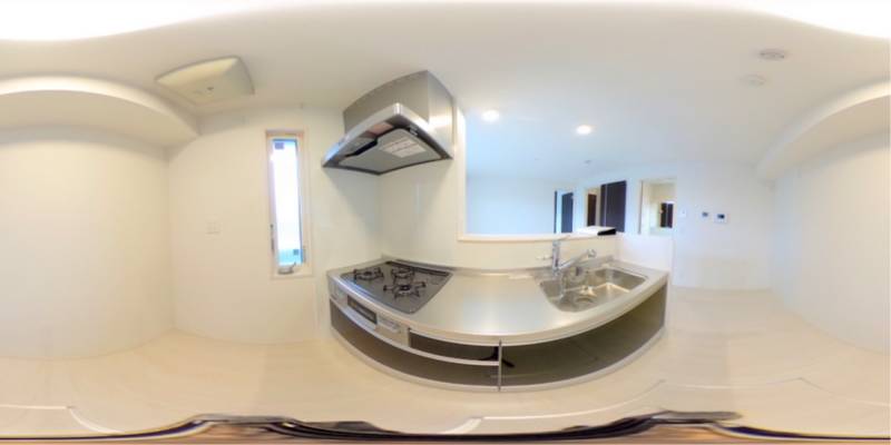 パノラマ画像キッチン