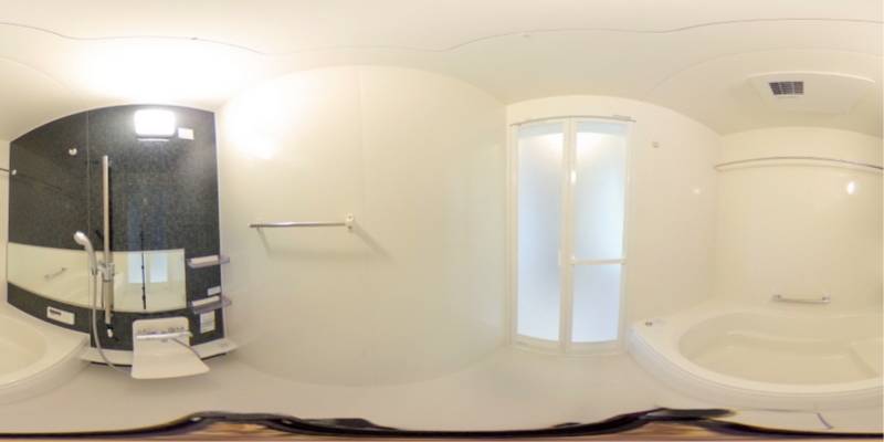 パノラマ画像バスルーム