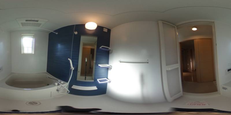 パノラマ画像バスルーム
