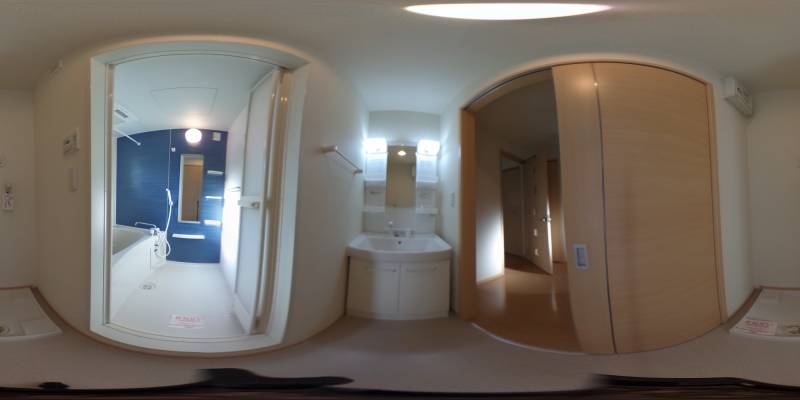 パノラマ画像洗面所