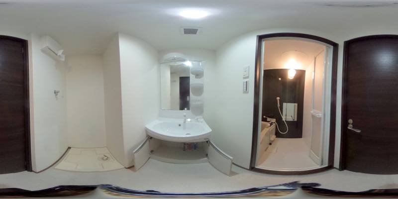 パノラマ画像洗面所