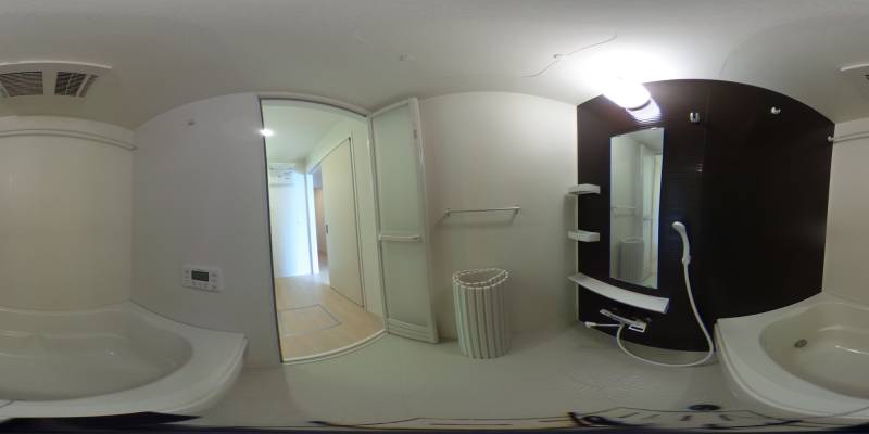 パノラマ画像バスルーム