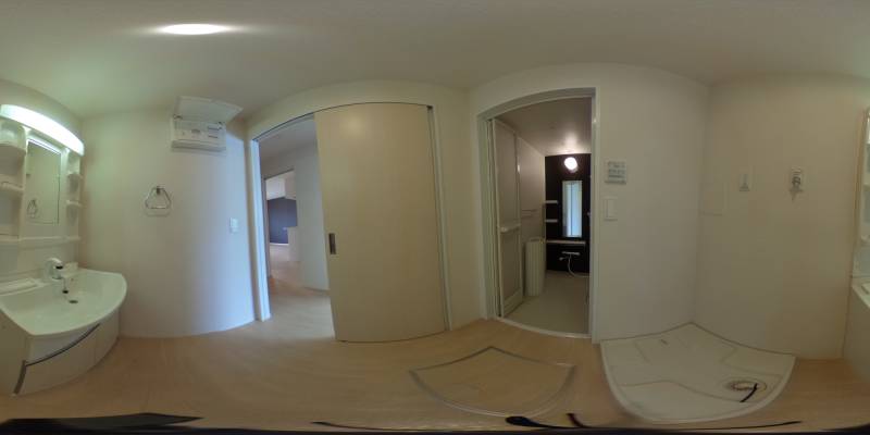 パノラマ画像洗面所