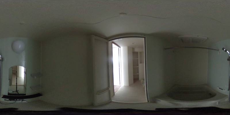パノラマ画像バスルーム