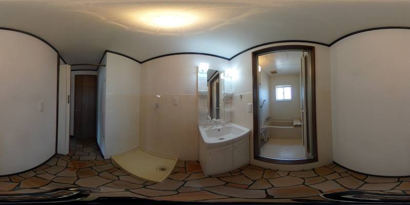 パノラマ画像洗面所