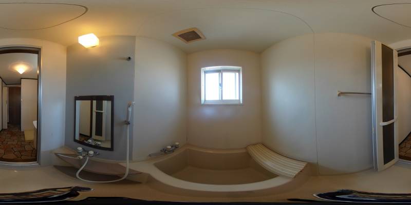 パノラマ画像バスルーム