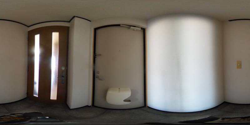 パノラマ画像玄関