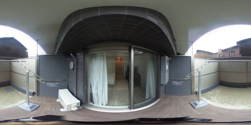 パノラマ画像庭