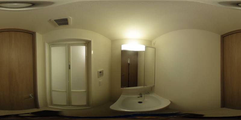 パノラマ画像洗面所