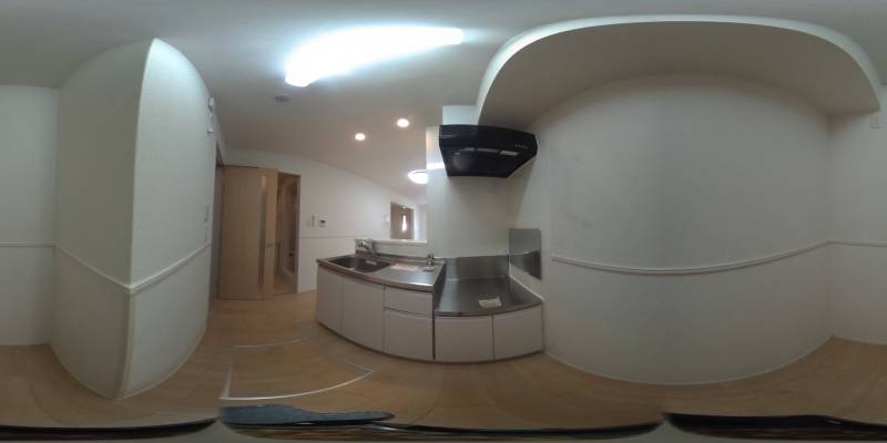 パノラマ画像キッチン
