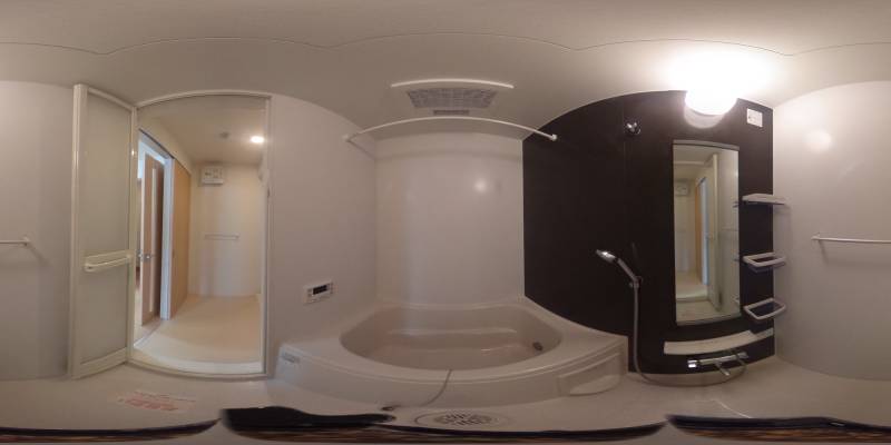 パノラマ画像バスルーム