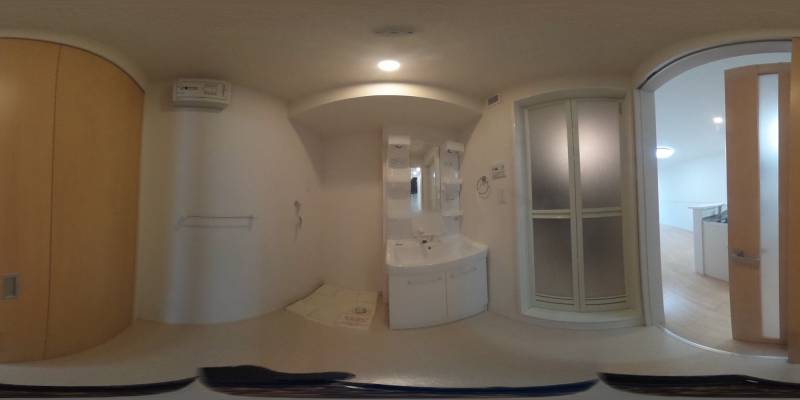 パノラマ画像洗面所