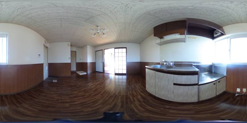 パノラマ画像キッチン