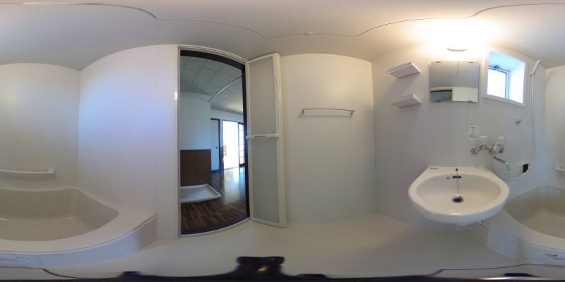 パノラマ画像バスルーム