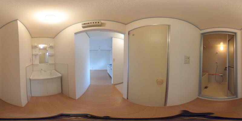 パノラマ画像洗面所
