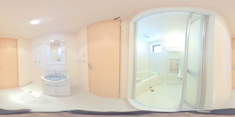 パノラマ画像洗面所