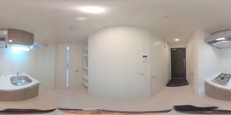 パノラマ画像キッチン