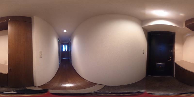 パノラマ画像玄関