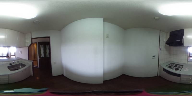 パノラマ画像キッチン