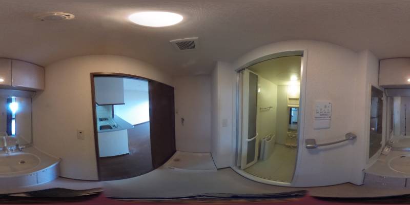 パノラマ画像洗面所