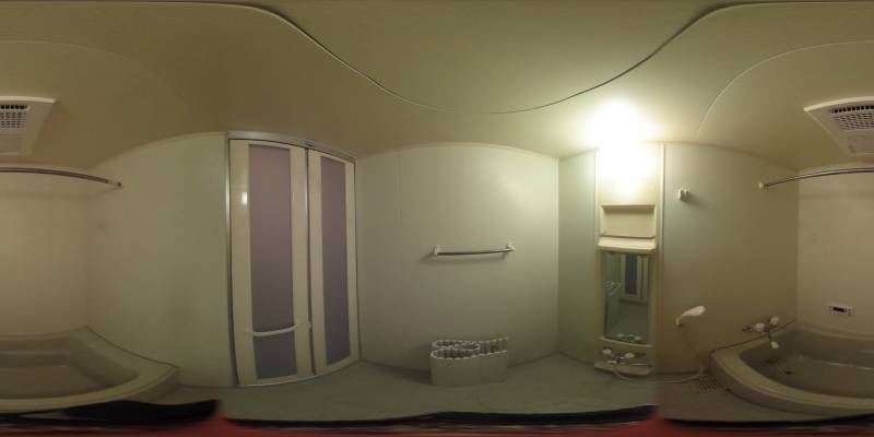 パノラマ画像バスルーム